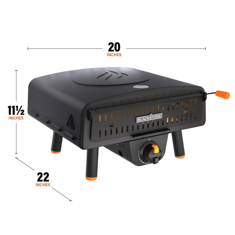 Blackstone Outdoor Tabletop Propane Pizza Oven with 13a Rotating Pizza Stone - Image 9