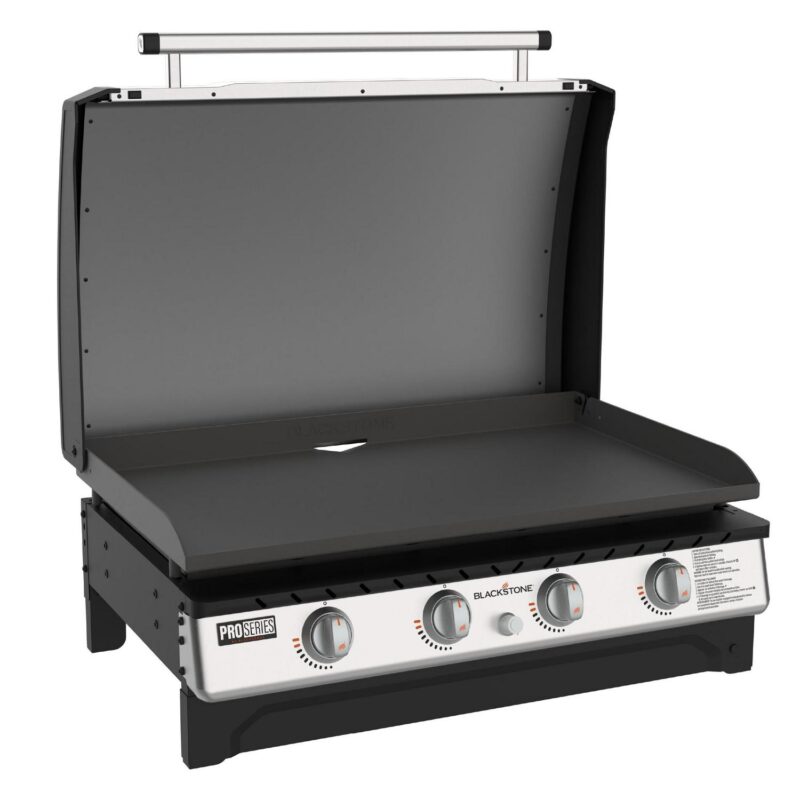 Blackstone Pro Series 4-Burner 36  Propane Omnivore Drop-in Outdoor Griddle with Hood