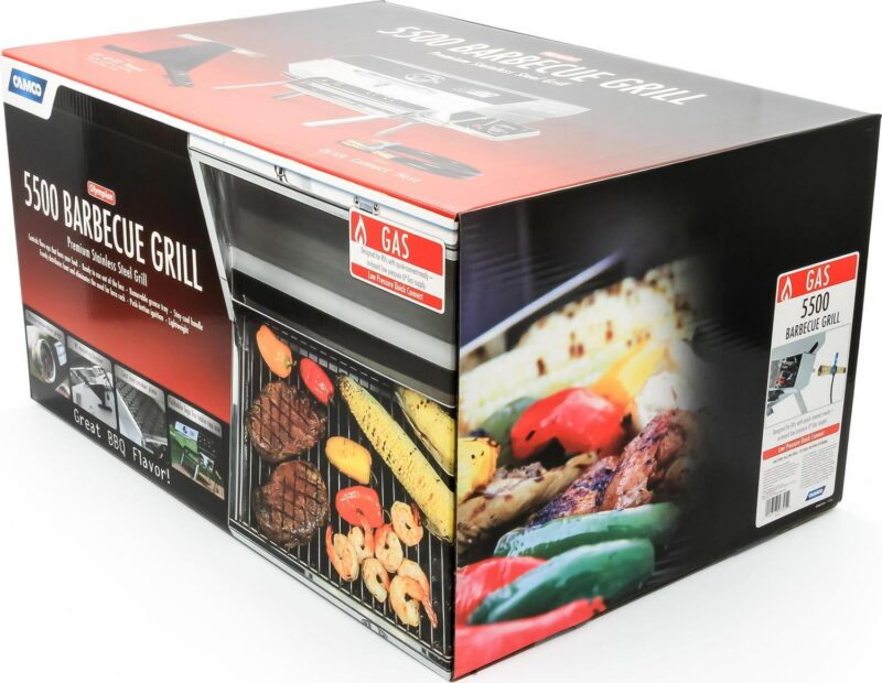Camco 57305 Olympian 5500 Stainless Steel Portable/RV Grill - Image 7