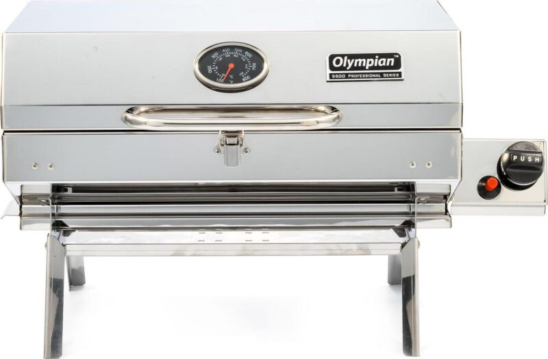 Camco 57305 Olympian 5500 Stainless Steel Portable/RV Grill - Image 6