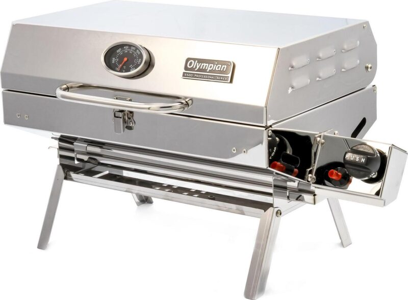 Camco 57305 Olympian 5500 Stainless Steel Portable/RV Grill - Image 2