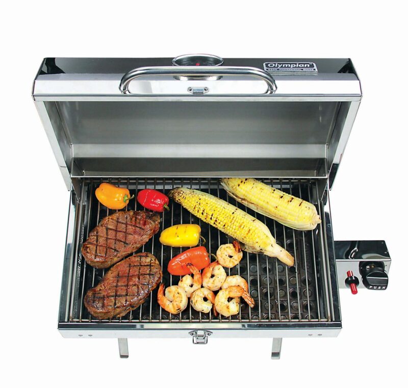 Camco 57305 Olympian 5500 Stainless Steel Portable/RV Grill - Image 9