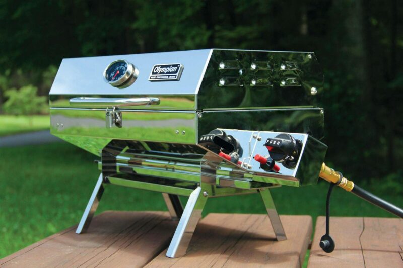 Camco 57305 Olympian 5500 Stainless Steel Portable/RV Grill - Image 17