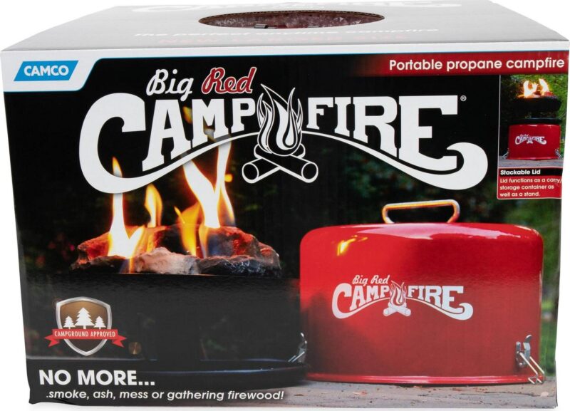 Camco 58035 Big Red Campfire, Approved for RV Campgrounds, Includes 10-Foot Propane Hose - Image 13