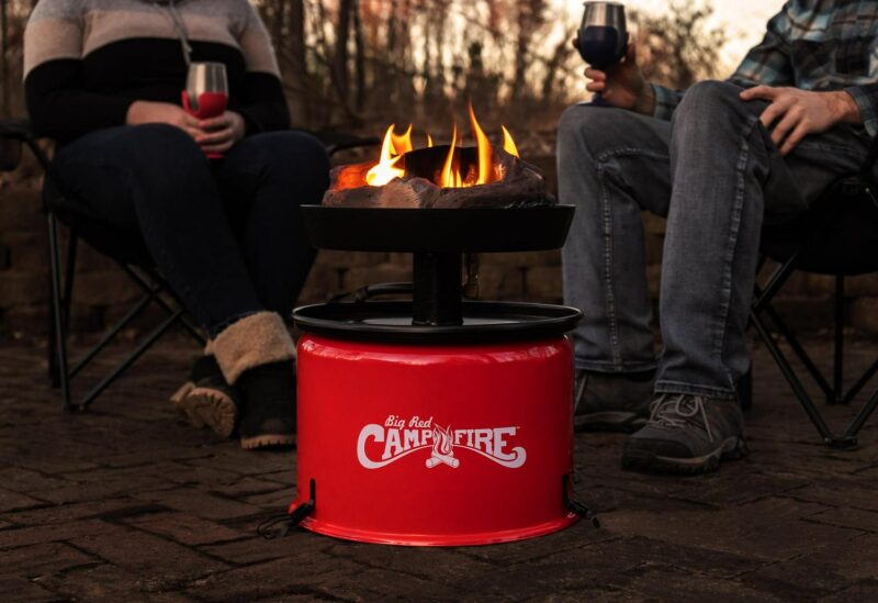 Camco 58035 Big Red Campfire, Approved for RV Campgrounds, Includes 10-Foot Propane Hose - Image 4
