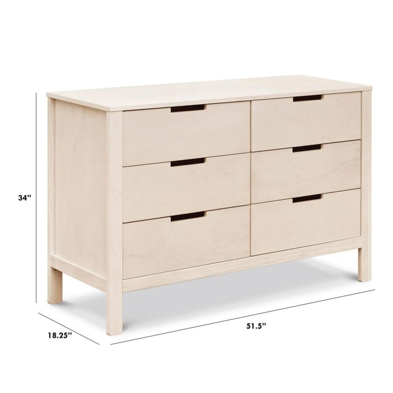 Carter's by DaVinci Colby 6-Drawer Dresser in Washed Natural - Image 7