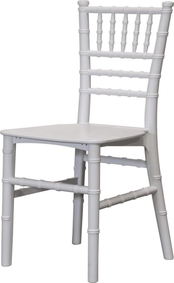 Chair - Children's Resin Chiavari - White (10/Box)