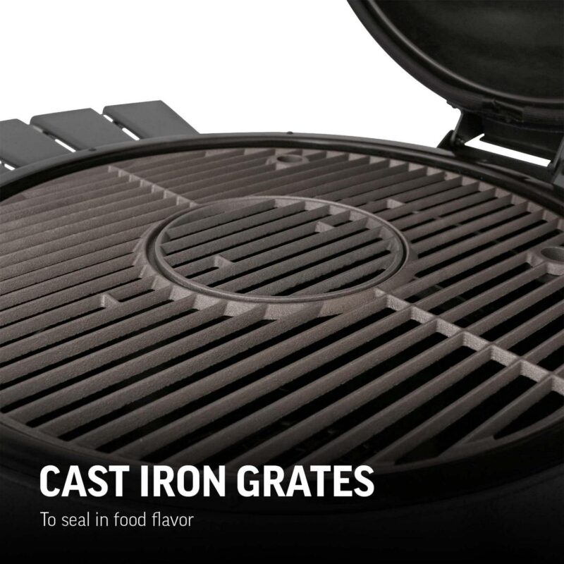 Char-GrillerA AKORNA 20-inch Kamado Charcoal Grill in Graphite - Image 4