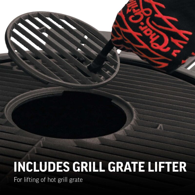 Char-GrillerA AKORNA 20-inch Kamado Charcoal Grill in Graphite - Image 10