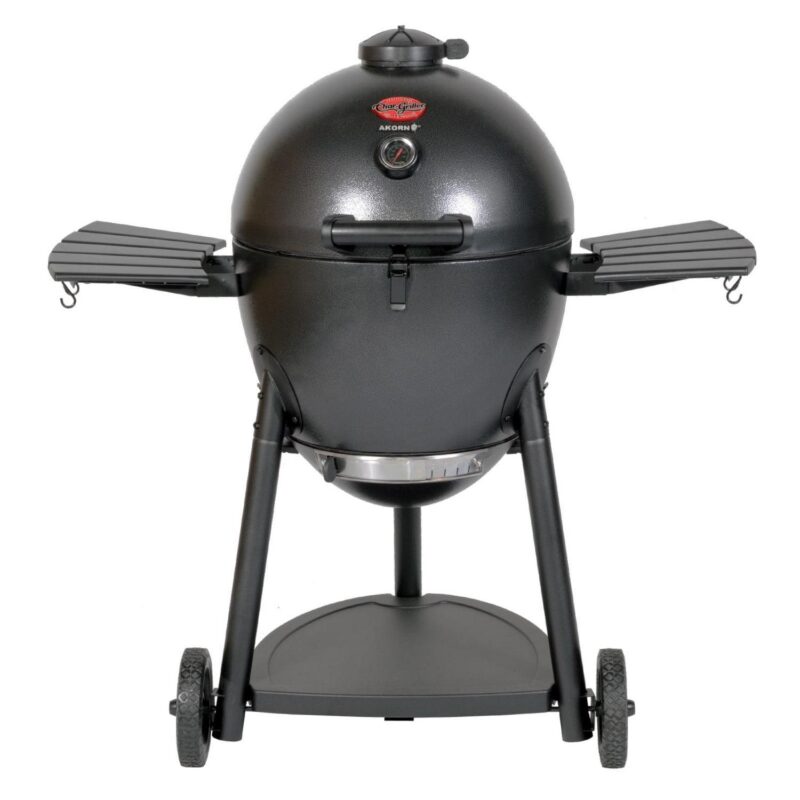 Char-GrillerA AKORNA 20-inch Kamado Charcoal Grill in Graphite