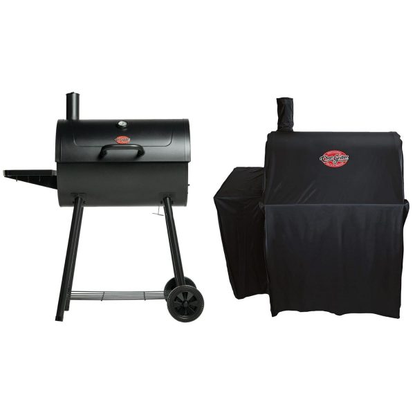 Char-GrillerA Barrel Proa c Charcoal Barrel Grill wcover