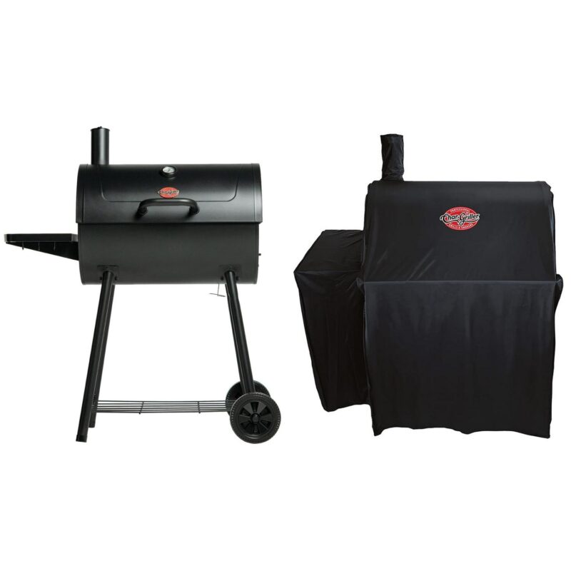 Char-GrillerA Barrel Proa c Charcoal Barrel Grill wcover