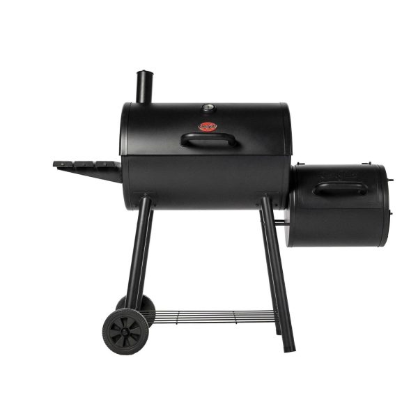 Char-Griller 59.8  Charcoal Barrel Offset Smoker Grill