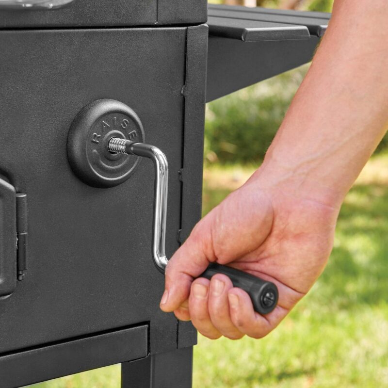 Char-Griller Traditional Charcoal Grill, Smoker and Barbecuing in Black - Image 12