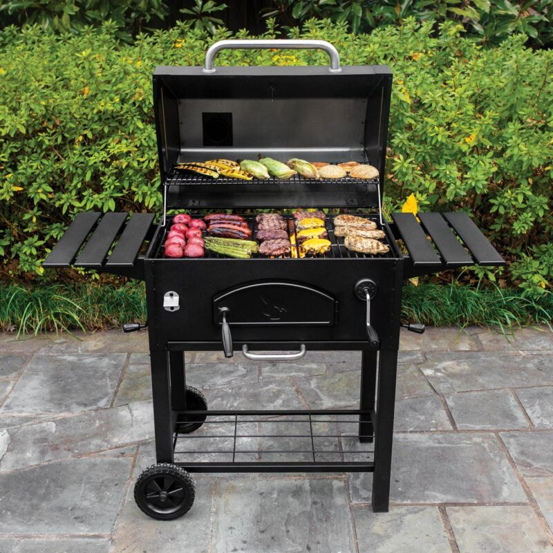 Char-Griller Traditional Charcoal Grill, Smoker and Barbecuing in Black - Image 10