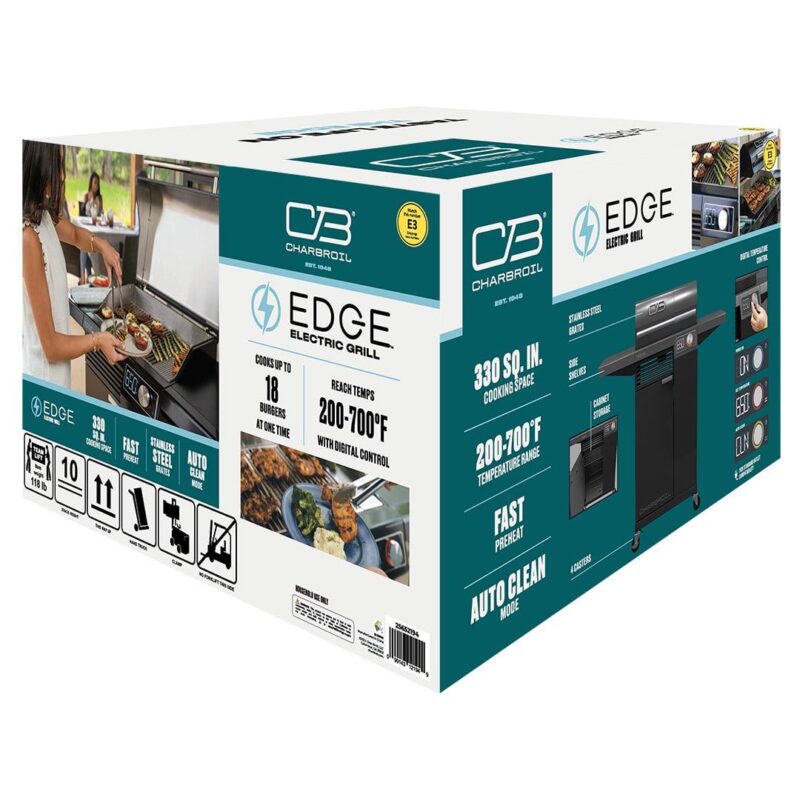 Charbroil Edge Electric Grill in Black - Image 3