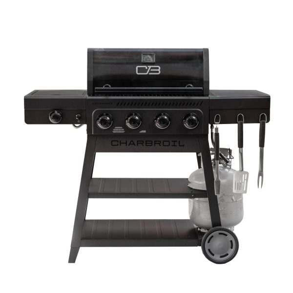 Charbroil Performance Series FlavorMax 4-Burner Gas Grill with Side Burner