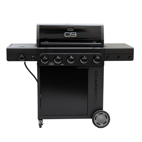 Charbroil Performance Series FlavorMax 5-Burner Gas Grill with Side Burner and 12  Griddle
