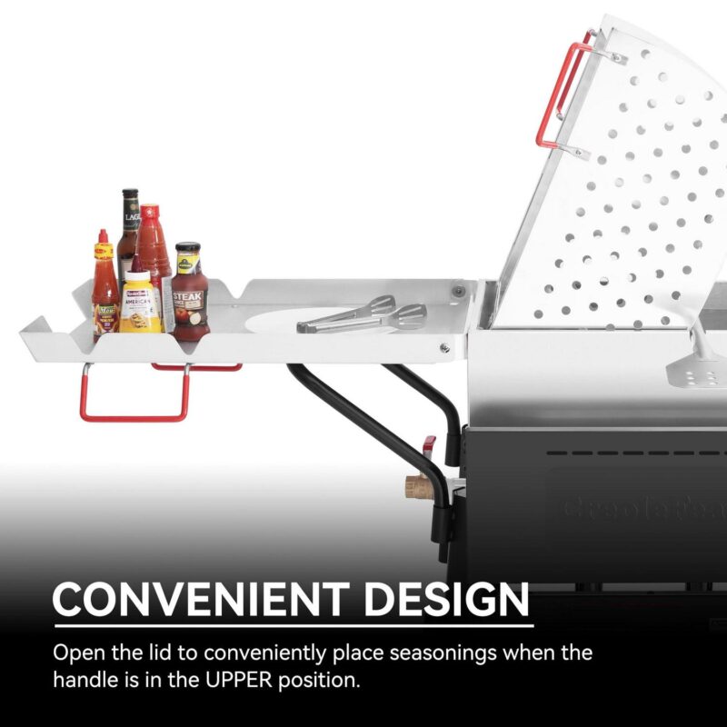 Creole Feast CFB3001 Single Sack Crawfish Seafood Boiler, Outdoor Stove Gas Cooker with Foldable Cylinder Bracket and Stainless Steel Stirring Paddle - Image 6