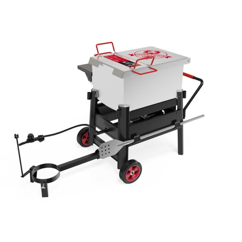 Creole Feast CFB3001 Single Sack Crawfish Seafood Boiler, Outdoor Stove Gas Cooker with Foldable Cylinder Bracket and Stainless Steel Stirring Paddle - Image 3