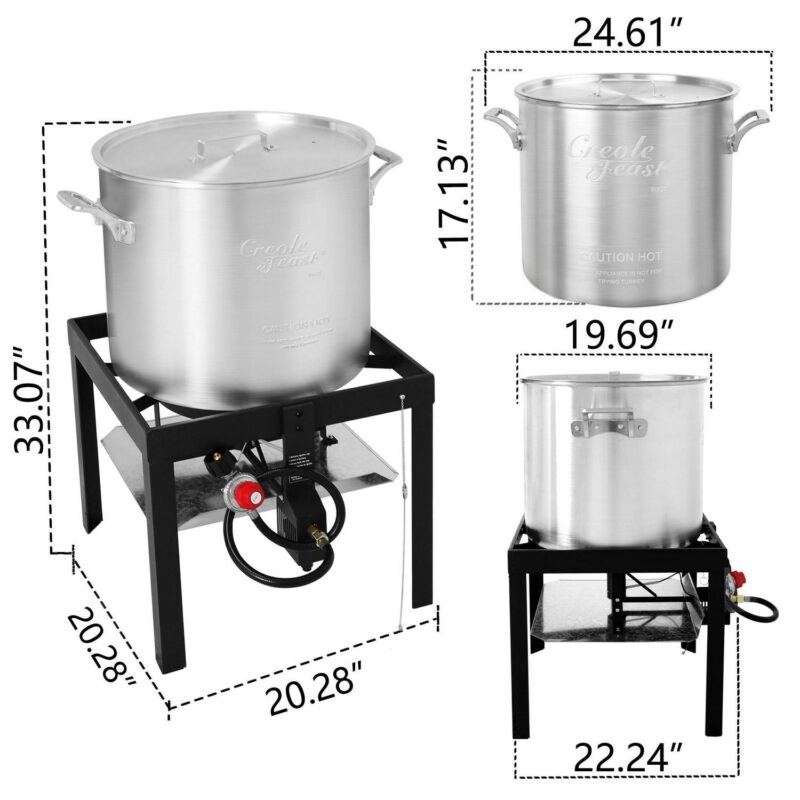 Creole Feast SBK0801, 80QT Seafood Boiling Kit - Image 6