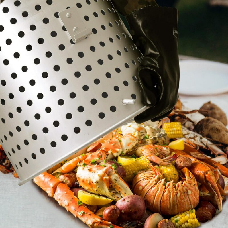 Creole Feast SBK0801, 80QT Seafood Boiling Kit - Image 7