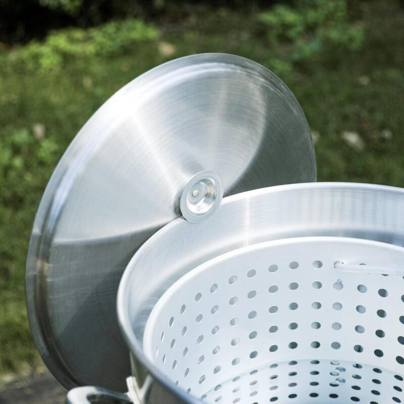 Creole Feast SBK1001, 100QT Gas Seafood Boiling Kit with Strainer for Large Gatherings - Image 9
