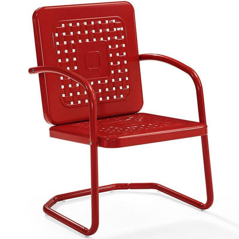 Crosley Bates Chair In Red (Set Of Two) - Image 14