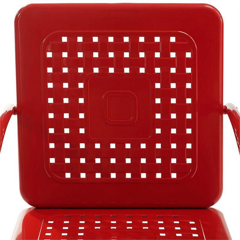 Crosley Bates Chair In Red (Set Of Two) - Image 9