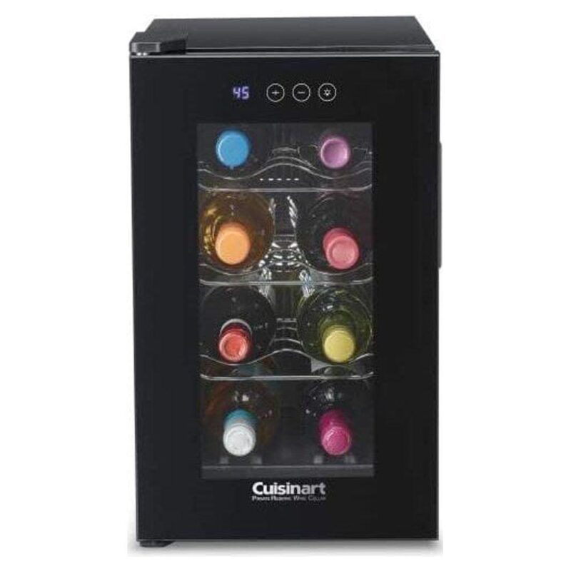 Cuisinart 8-Bottle Reserve Wine Cellar, Black