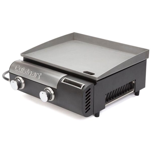 Cuisinart Gourmet Two Burner Outdoor Portable Gas Griddle