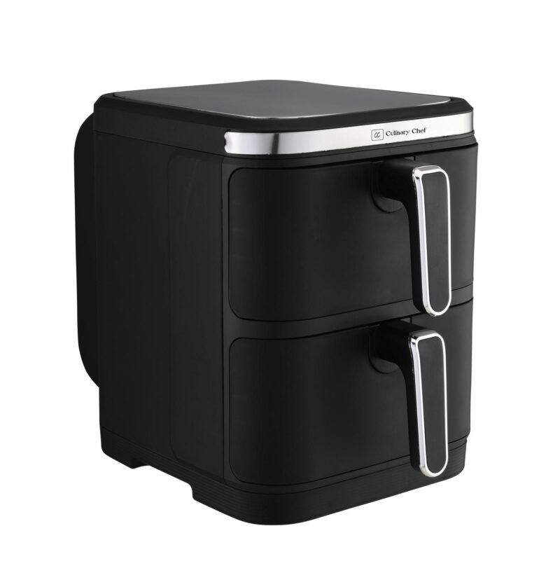 Culinary Chef, 11.6 Qt./10.4L Double Stack Digital Air Fryer, Black - Image 3