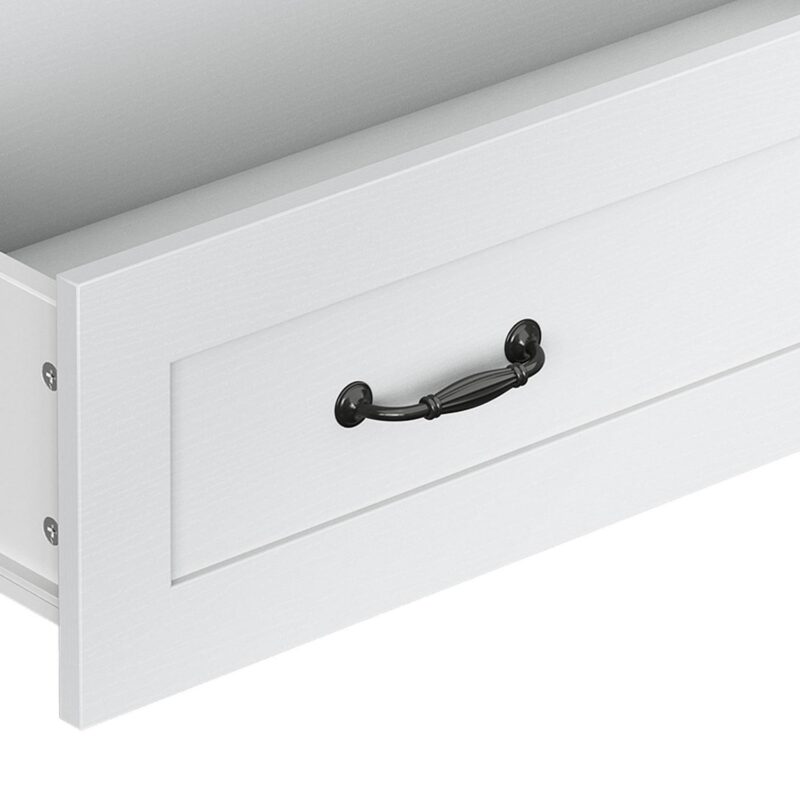 DEXTRUS 6-Drawer Double Dresser with Power Outlets, Wood Storage Cabinet Chest of Drawers, White - Image 7