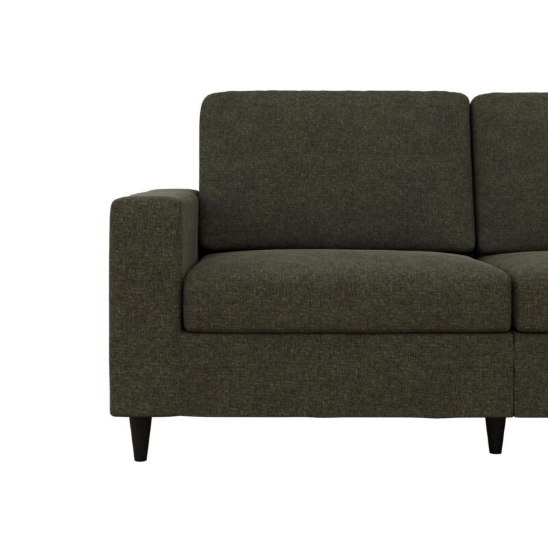 DHP Cooper 3 Seater Sofa, Gray Linen - Image 12