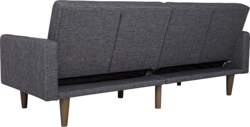 DHP Paxson Futon, Dark Gray Linen - Image 12