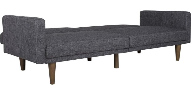 DHP Paxson Futon, Dark Gray Linen - Image 15
