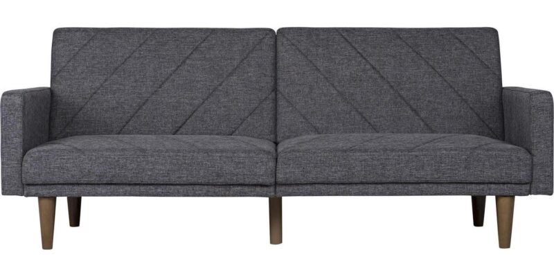DHP Paxson Futon, Dark Gray Linen - Image 17