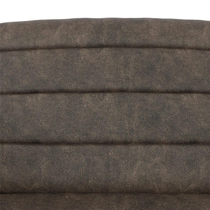 DHP Sadie Futon Sofa Bed and Couch Sleeper, Distressed Medium Brown Faux Leather - Image 17