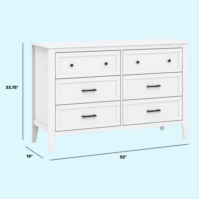 DaVinci Beau 6-Drawer Dresser - Image 4