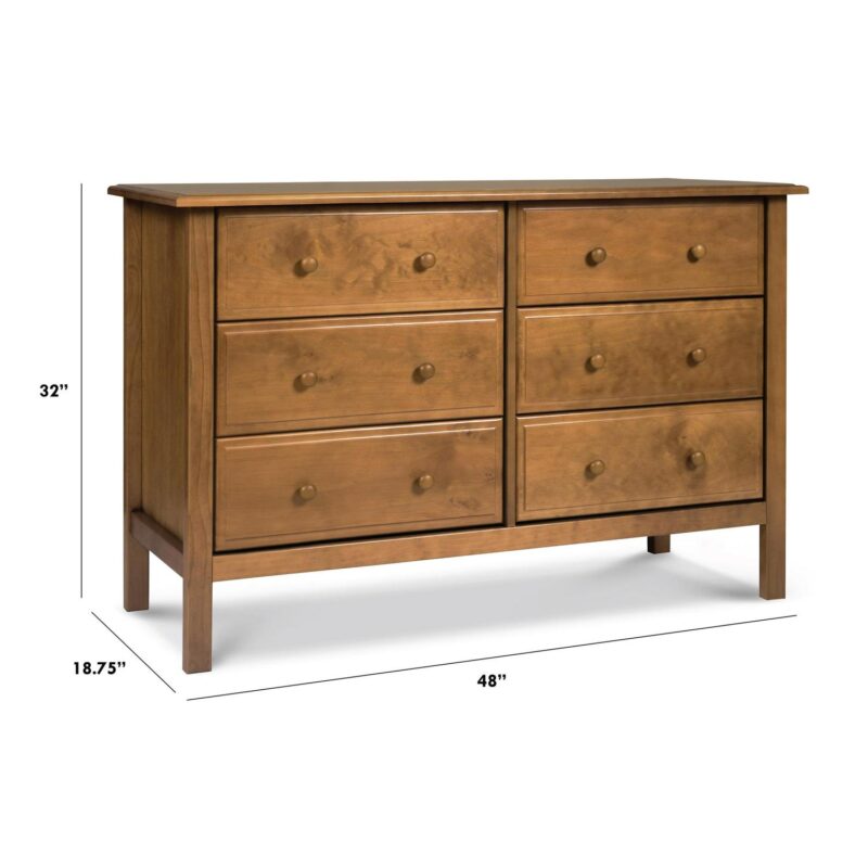 DaVinci Jayden 6-Drawer Double Dresser in Chestnut - Image 4