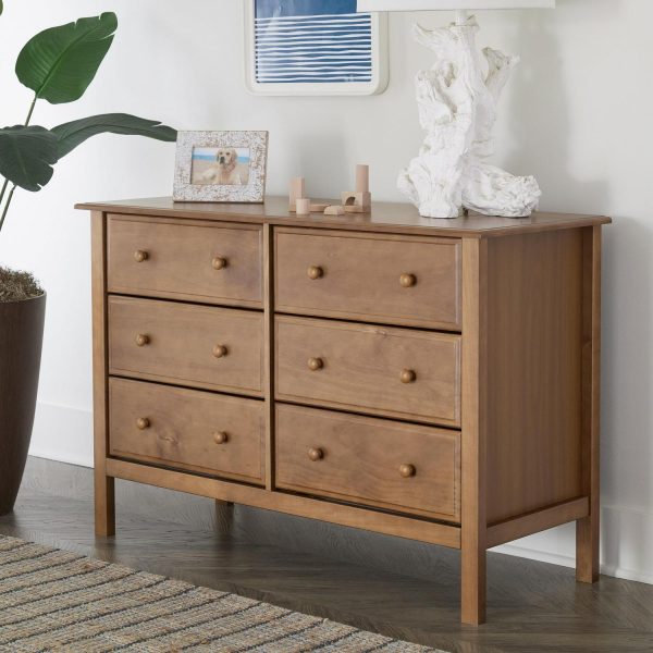 DaVinci Jayden 6-Drawer Double Dresser in Chestnut
