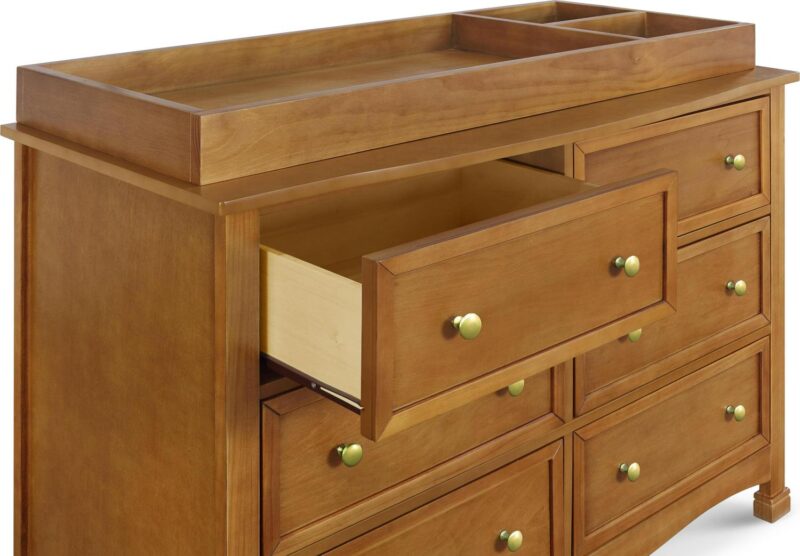DaVinci Kalani 6 Drawer Double Wide Dresser in Chestnut - Image 7