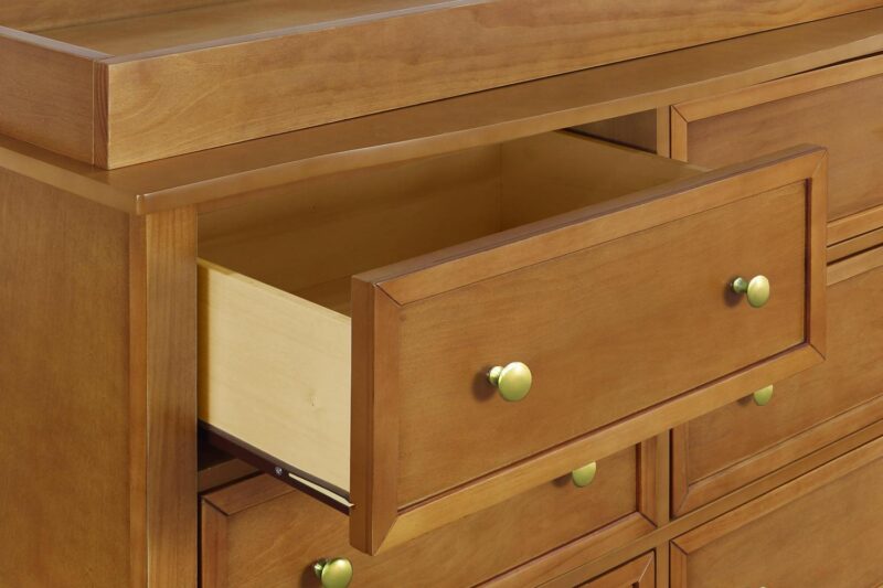 DaVinci Kalani 6 Drawer Double Wide Dresser in Chestnut - Image 2