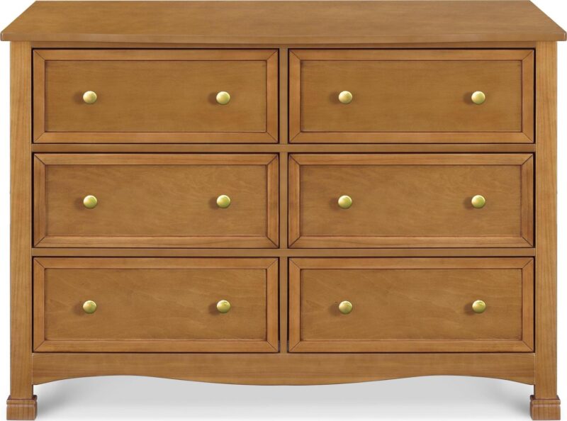 DaVinci Kalani 6 Drawer Double Wide Dresser in Chestnut - Image 8