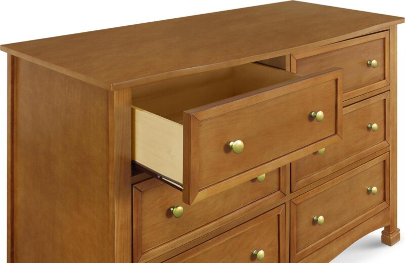 DaVinci Kalani 6 Drawer Double Wide Dresser in Chestnut - Image 6