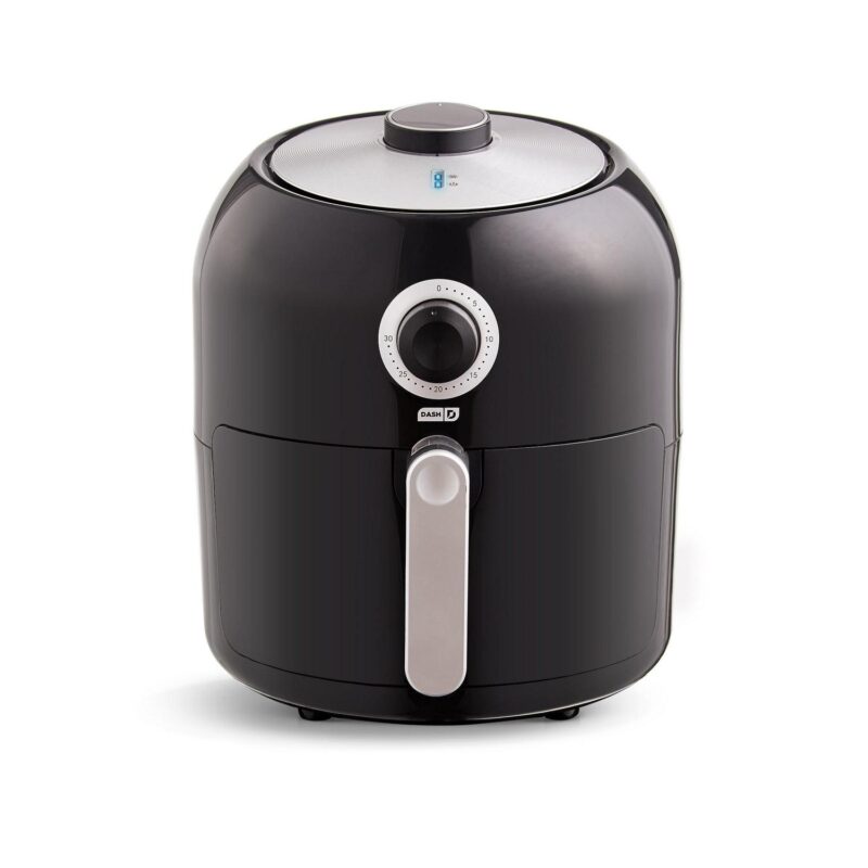 Dash Family Size Air Fryer with Temp Control, Nonstick Basket, Recipe Guide + Auto Shut off, 6 Quart - Black - New - 16.1 in. Tall - Image 2