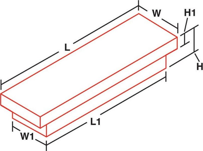 Dee Zee DZ6163NB Specialty Series Single Lid Narrow Crossover Tool Box - Image 7