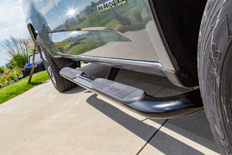 Dee Zee Dz 372539 Black Tubes - 4  Nerf Bar - Compatible with 2014 - 2018 Chevy/GMC Silverado/Sierra - Image 7