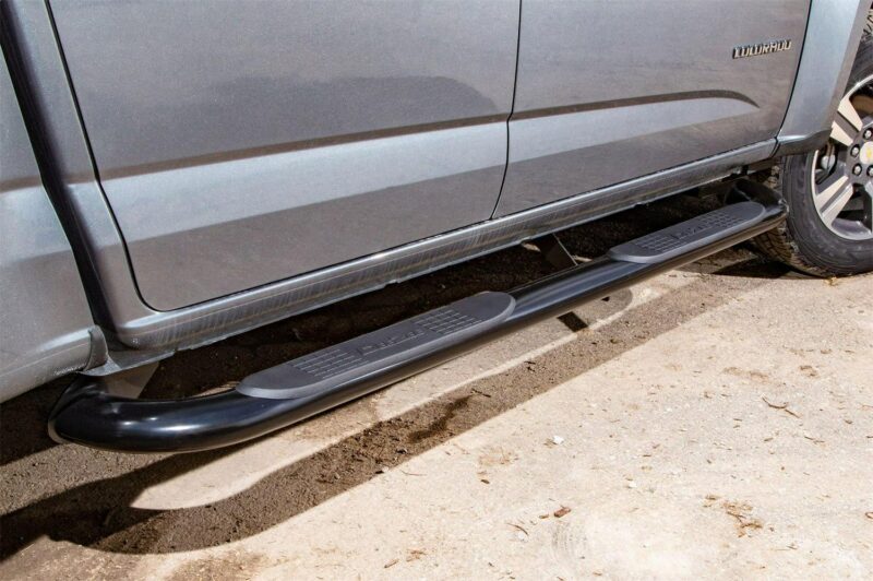 Dee Zee Dz 372539 Black Tubes - 4  Nerf Bar - Compatible with 2014 - 2018 Chevy/GMC Silverado/Sierra - Image 3