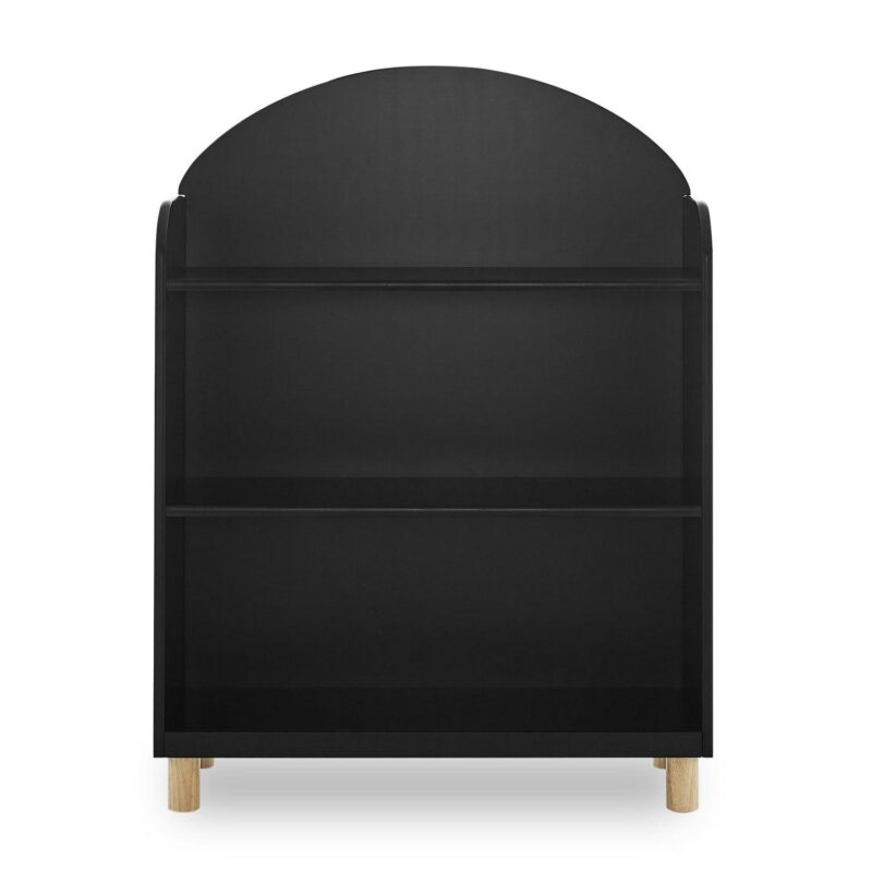 Delta Children Reese 3-Shelf Bookcase, Ebony/Natural - Image 5